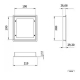Abs frame and grate EDG-802-902 A.S