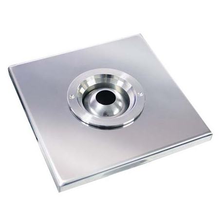 Wall return inlet square inox Aqua Line