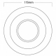 Bottom inlet round AC