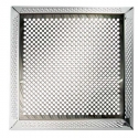 Σχαράκι φρεατίου πυθμένα τετράγωνο inox Aqua Line