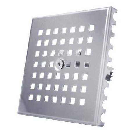 Water bottom inlets antivortex square inox Aqua Line