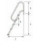 Pool ladder Commercial Aqualine