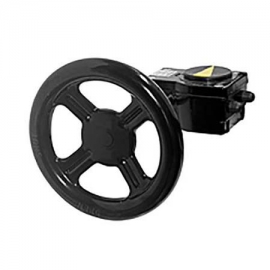Manual operating mechanism for butterfly valves Hidroten 