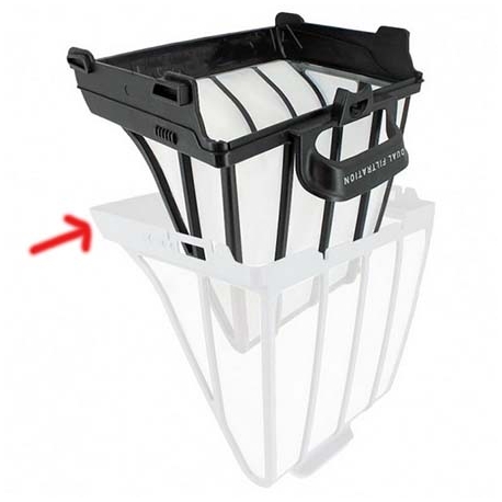 Filter canister ext. automatic vacuum cleaner Zodiac