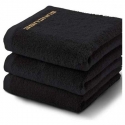 Black SunCube sauna towel