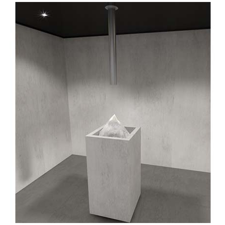 Ice fountain Cala Astral