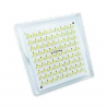 Flexible silicone luminaire square AC