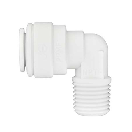 Filter quick fitting male elbow