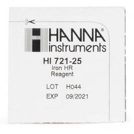 Reagents iron 25 tests Hanna