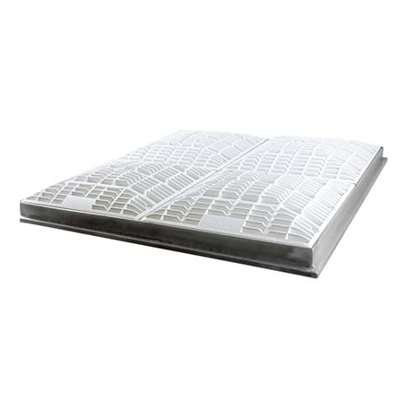 Σχάρα πυθμένα τετράγωνη βάση inox Anti VortexAC