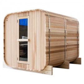Outdoor sauna room Square Drops