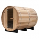 Outdoor sauna room Barrel Drops