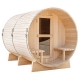 Outdoor sauna room Panoramic Barrel Drops
