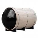 Outdoor sauna room Panoramic Barrel Drops