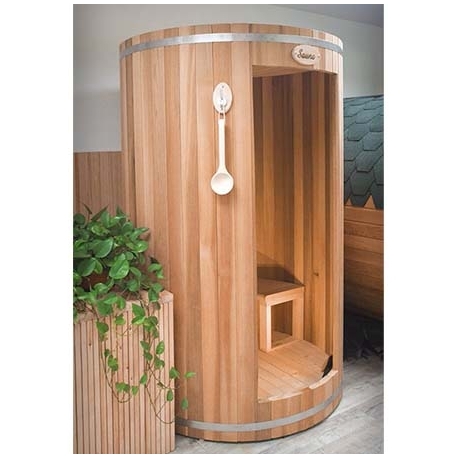 Outdoor sauna room Barrel Drops