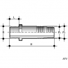 Hose adaptor male pvc-u Fip
