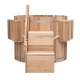 Wooden scandinavian hot tub electrical Alpha