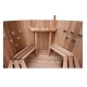 Wooden scandinavian hot tub electrical Alpha