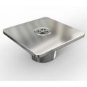 Στόμιo εισαγωγής τετράγωνο inox 4x8mm Astral