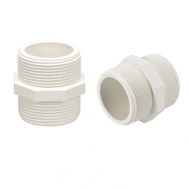 Connector straight white