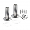 Ladder anchor with flange inox AS