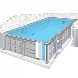 Πακέτο πισίνας μεταλλικών πάνελ liner 3x4.5x1.5m H²O