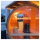 Outdoor sauna room Panorama Drops