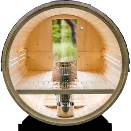 Outdoor sauna room Panorama Drops