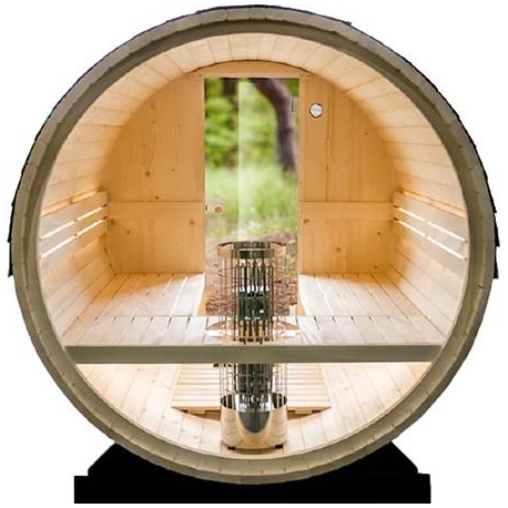 Outdoor sauna room Panorama Drops