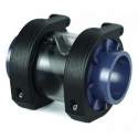 Check valve transparent body in-line pvc-u Hidroten