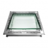 Glass manhole cover with suspension MXA