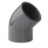 Elbow pvc-u 45º socket Plimat