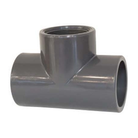 Tee female threaded solvent gluing AK Palaplast