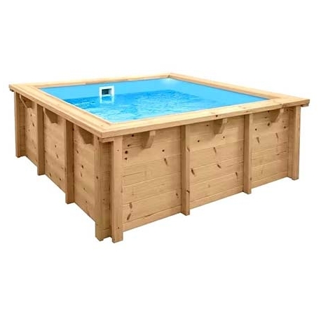 Wooden pool Niagara Baby Blue