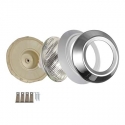 Pool lighiting with stainless steel front rim ULP