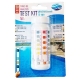 Strips tester free & total chlorine/bromine/pH/alkalinity/hardness PQS