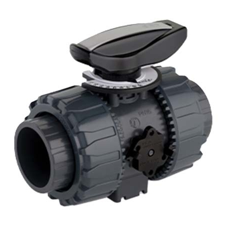 Ball valve pvc 2 Way dual block regulator Fip