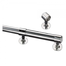 Handrail sealed support fitting AS